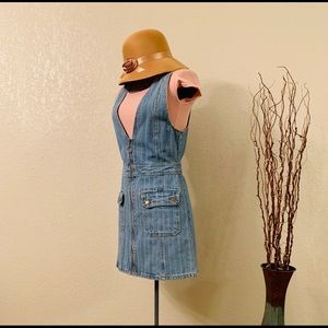 Denim Overall Dress